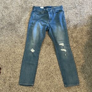 Gap skinny high rise jeans size 27